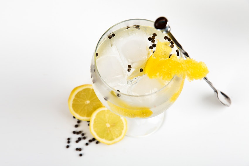 cocktail jaune citron
