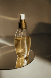 EVJF à Toulouse, participantes en train de composer leur parfum personnalisé avec des fioles d’essences et pipettes, ambiance élégante et appliquée