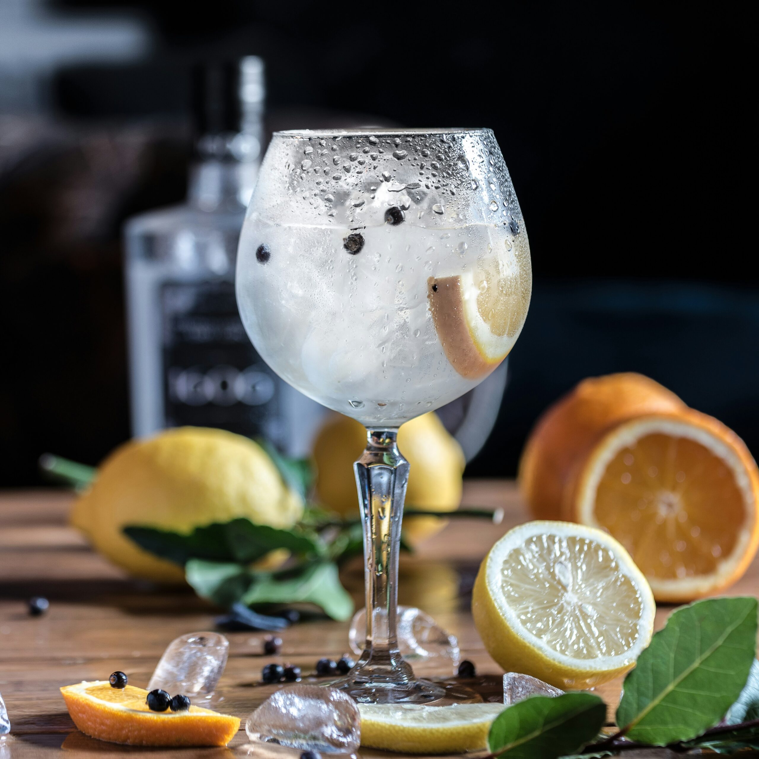 Verre de Gin Tonic à Paris