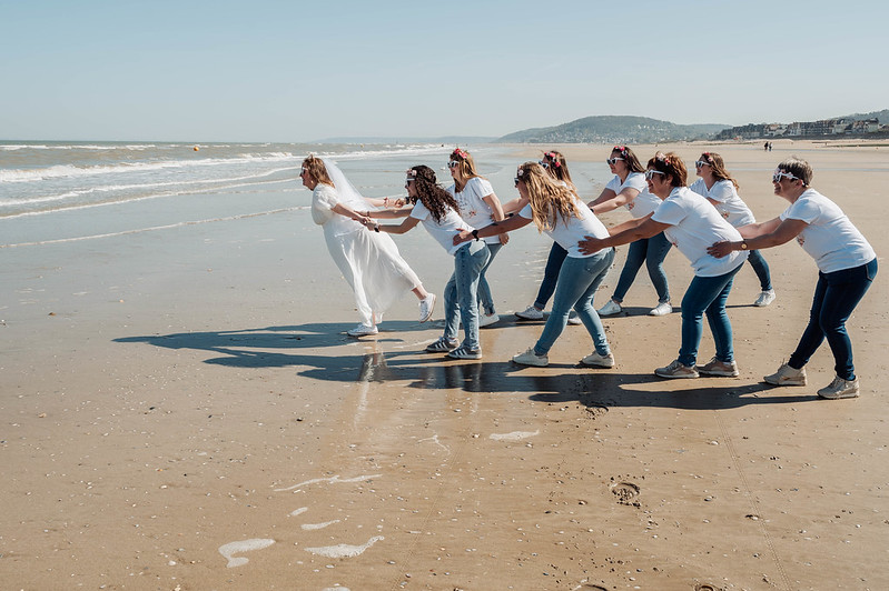 Tournage clip vidéo EVJF à Cabourg