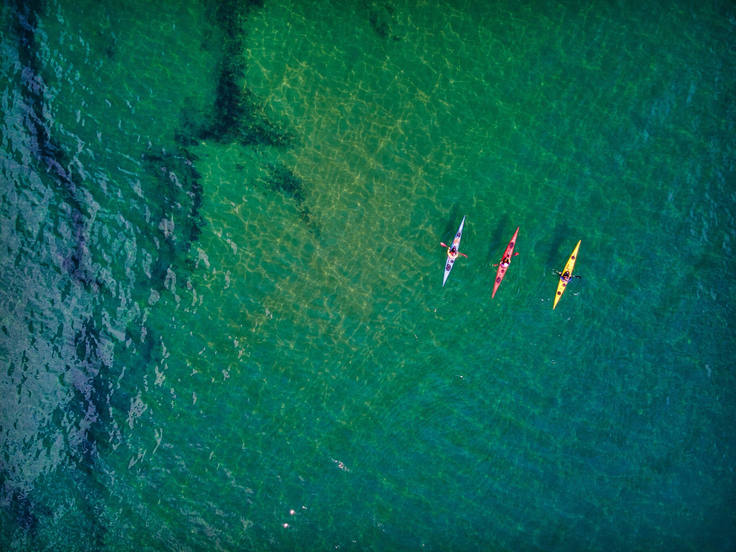Kayak en mer à La Baule