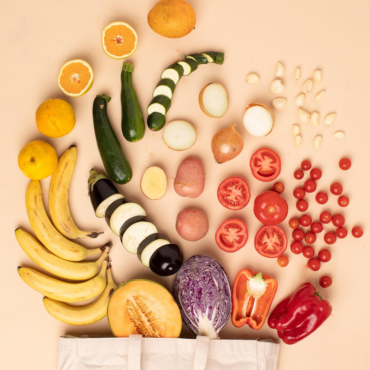 fruits et légumes tranchés pour un atelier EVJF gourmand à La Rochelle