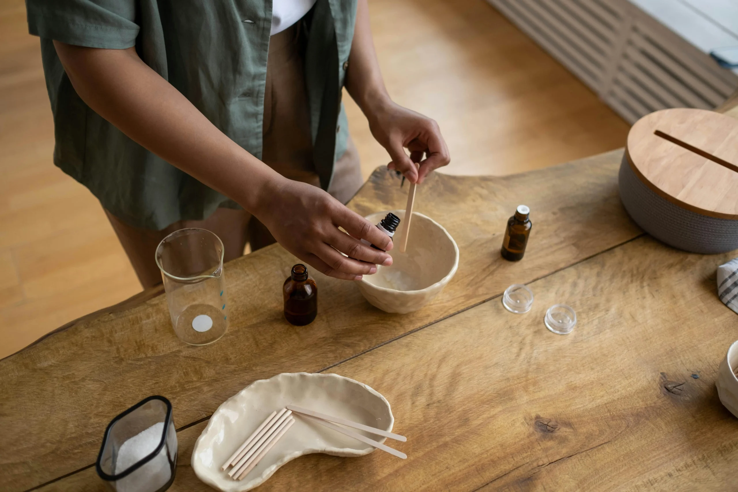 Atelier cosmétique à Rouen avec réalisation de soins naturels